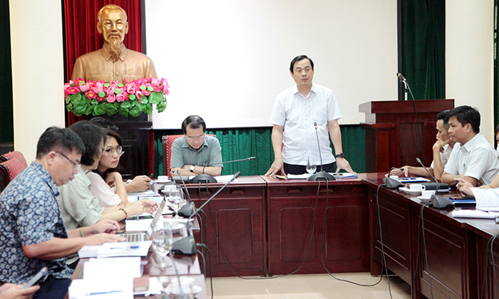 Tổng cục trưởng Nguyễn Trùng Khánh kết luận buổi làm việc